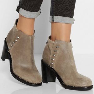 Rag & Bone Ayle Leather Suede Booties